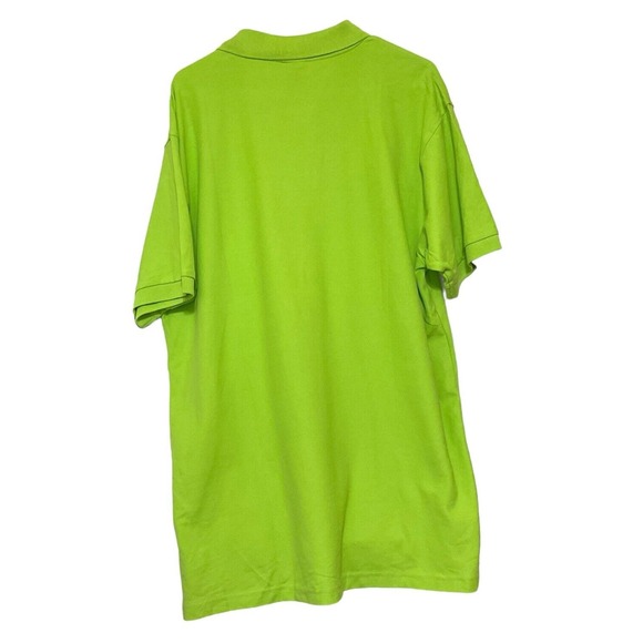 PJ Mark Mens 3XL Lime Green Short Sleeve Polo Shirt Cotton New With Tags - Picture 2 of 11